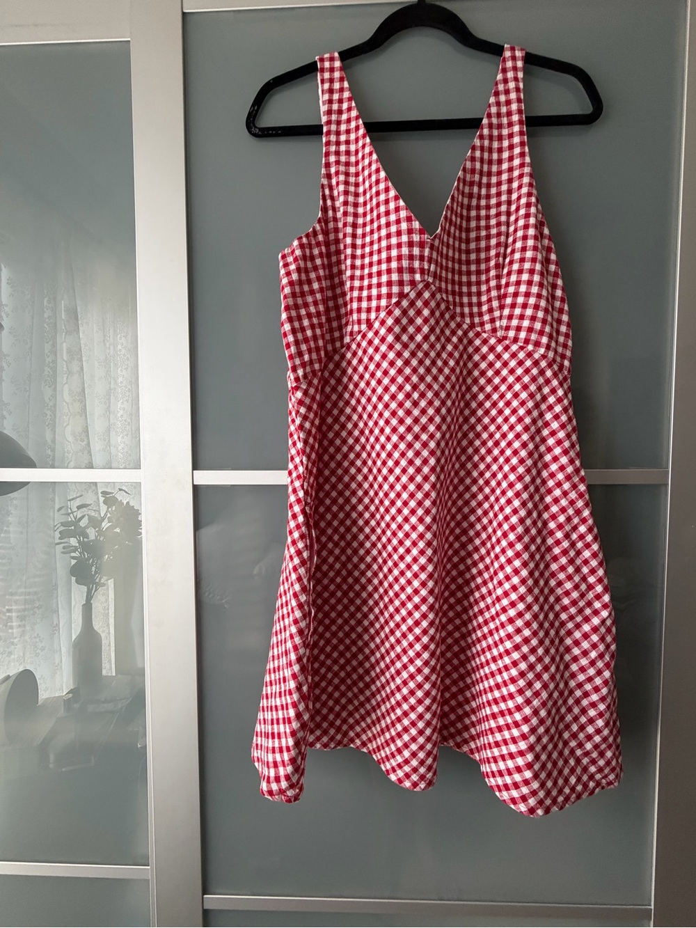 NWT Abercrombie & Fitch Red Gingham Dress
